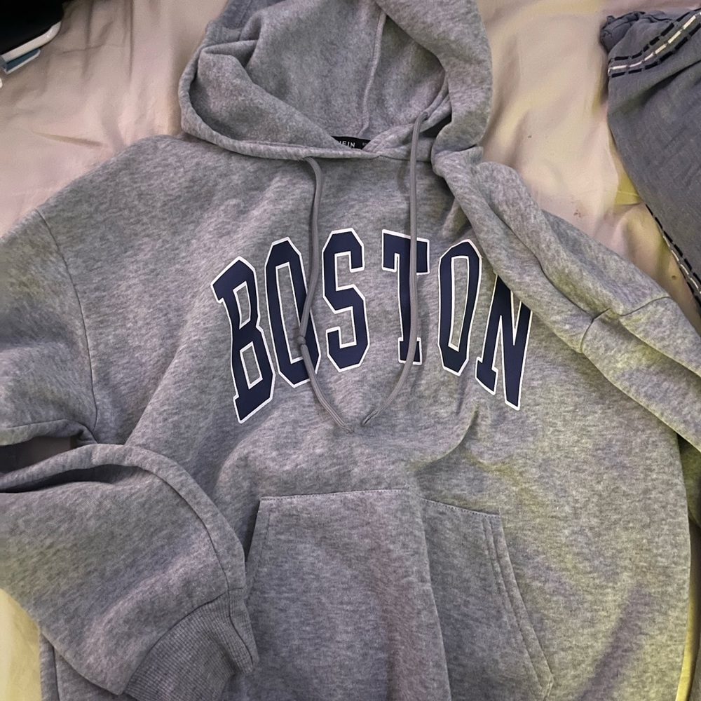 Grey and navy hoodie from shien